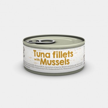 Pâtée pour chats Naturea - Filets de thon aux moules