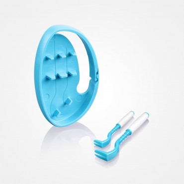 Tire-Tiques Tick Twister avec Clipbox bleu